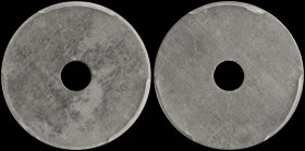 GREECE: Blank disc of 10 Lepta (1954-1959) (type I) in aluminum. Inside slab by PCGS "MS 64 / Mint Error Blanck Planchet Type-I". Cert number: 4612222...