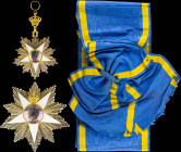 EGYPT: Order of the Nile. Grand Cross set. Instituted in 1915. Inside official case. Engraved by Tewfik Bochai, Fournisseur de S.M. Le Roi. Extremely ...