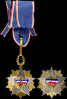 Yugoslavia: Order of the Yugoslav Flag (1955). Grand Commander set (2nd Class). Inside ts official case. Extremely Fine.
