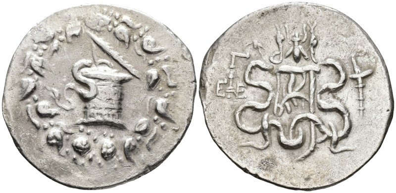 IONIA.Ephesos. Cistophoric Tetradrachm (AR, 34 mm, 12.57 g), dated CY 3 (132/1 B...