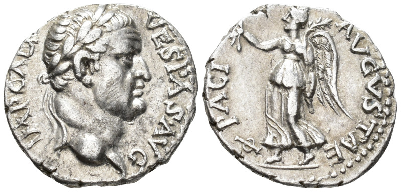 Vespasian (AD 69–79). Denarius (AR, 17 mm, 3.22 g), Ephesus mint, 69–70.

 IMP...