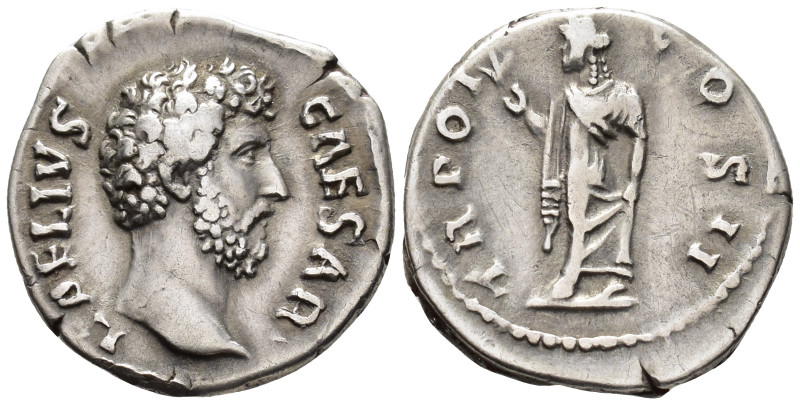 Aelius, Caesar (AD 136–138). Denarius (AR, 18 mm, 3.37 g), Rome mint, 137.

 L...