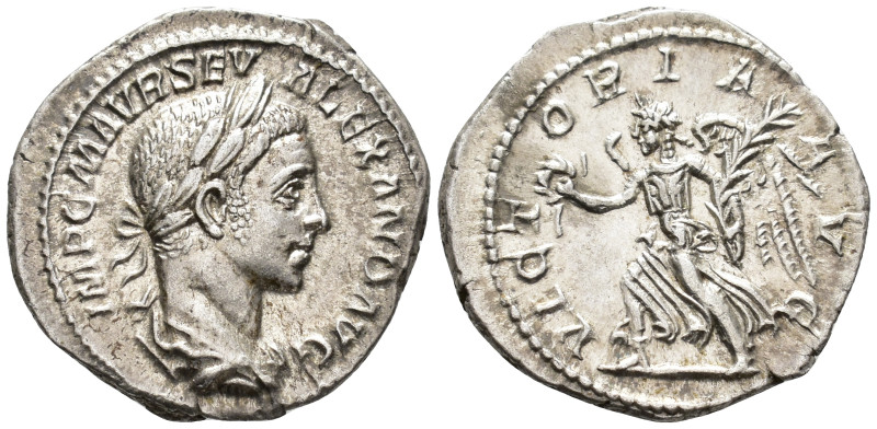 Severus Alexander, Augustus (AD 222–235). Denarius (AR, 20 mm, 3.22 g), Rome min...