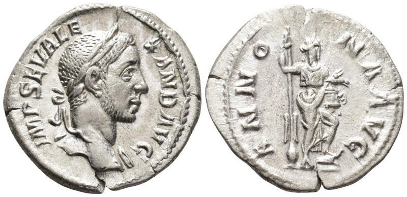 Severus Alexander, Augustus (AD 222–235). Denarius (AR, 19 mm, 2.84 g), Rome min...