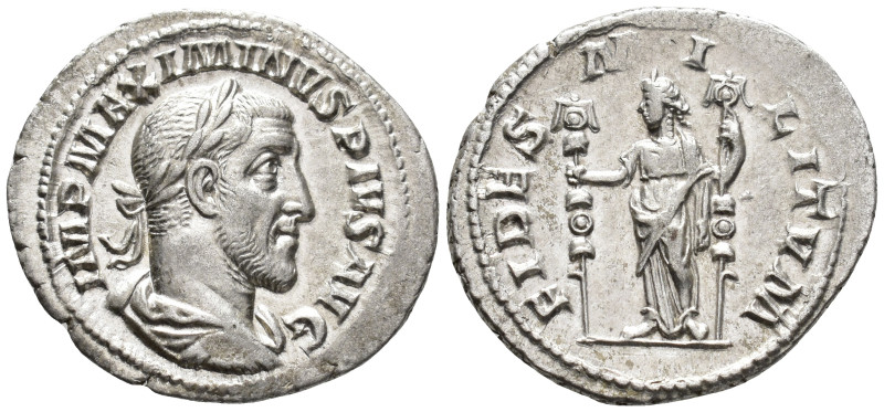 Maximinus I Thrax (AD 235–238). Denarius (AR, 21 mm, 2.81 g), Rome mint, 235.
...