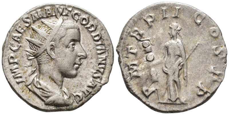 Gordian III, Augustus (AD 238–244). Antoninianus (AR, 21 mm, 3.64 g), Rome mint,...