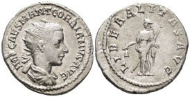 Gordian III, Augustus (AD 238–244). Antoninianus (AR, 22 mm, 4.28 g), Antioch mint, 239.

 IMP CAES M ANT GORDIANVS AVG Radiate, draped and cuirasse...