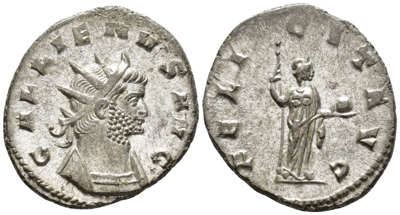 Gallienus (AD 253–268). Antoninianus (Billon, 22 mm, 3.53 g), Rome mint, 262.
...