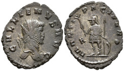 Gallienus (AD 253–268). Antoninianus (AE, 23 mm, 2.94 g), Rome mint, 265–266.

 GALLIENVS AVG Radiate head of Gallienus right / MARTI PACIFERO Mars ...