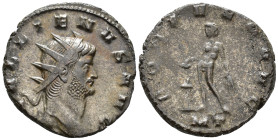 Gallienus (AD 253–268). Antoninianus (AE, 20 mm, 4.27 g), Mediolanum mint, 265–267.

 GALLIENVS AVG Radiate head of Gallienus right / BON EVEN AVG B...