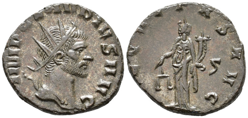Claudius II Gothicus (AD 268–270). Antoninianus (AE, 19 mm, 3.14 g), Rome mint, ...