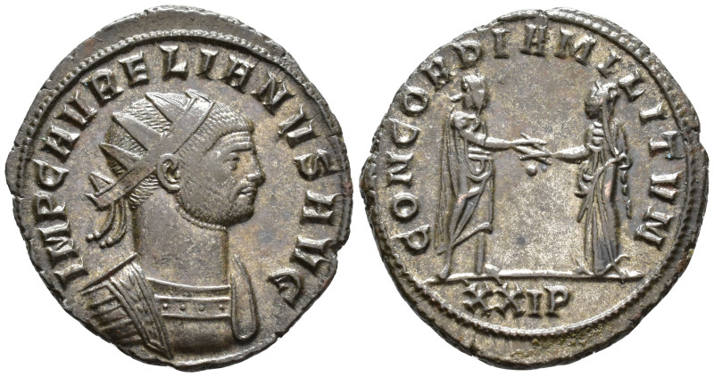 Aurelian (AD 270–275). Antoninianus (AE, 23 mm, 3.78 g), Siscia mint, 274–275.
...