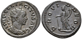 Tacitus (AD 275–276). Antoninianus (AE, 23 mm, 3.67 g), Lugdunum mint, 275.

 IMP C CL TACITVS AVG Radiate, draped and cuirassed bust of Tacitus rig...