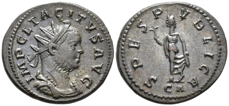 Tacitus (AD 275–276). Antoninianus (AE, 23 mm, 4.80 g), Lugdunum mint, 276.

 ...