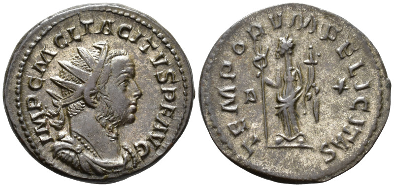 Tacitus (AD 275–276). Antoninianus (AE, 23 mm, 4.02 g), Lugdunum mint, 276.

 ...