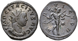 Tacitus (AD 275–276). Antoninianus (AE, 23 mm, 3.77 g), Lugdunum mint, 276.

 IMP CL TACITVS AVG Radiate, draped and cuirassed bust of Tacitus right...