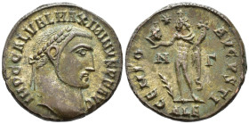 Maximinus II, Augustus (AD 309–313). Follis (AE, 22 mm, 5.36 g), Alexandria mint, 312–313.

 IMP C GAL VAL MAXIMINVS P F AVG Laureate head of Maximi...