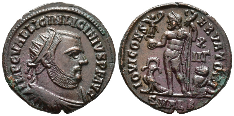 Licinius I (AD 308–324). Follis (AE, 20 mm, 3.25 g), Alexandria mint, 321–324.
...