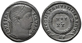 Constantine I (AD 307/310–337). Follis (AE, 19 mm, 3.13 g), Rome mint, 321.

 CONSTANTINVS AVG Laureate head of Constantine right / D N CONSTANTINI ...