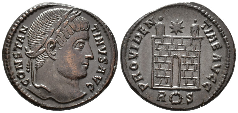 Constantine I (AD 307/310–337). Follis (AE, 19 mm, 2.95 g), Rome mint, 326.

 ...