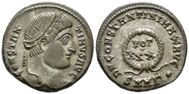 Constantine I (AD 307/310–337). Follis (AE, 19 mm, 3.69 g), Heraclea mint, 326....