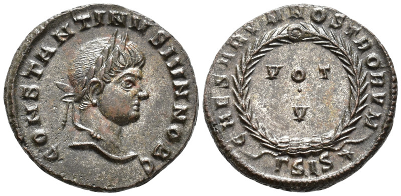 Constantine II, Caesar (AD 317–337). Follis (AE, 19 mm, 3.19 g), Siscia mint, 32...