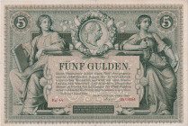 5 Gulden 1881, Pick A154

VF