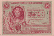 20 Koruna 1900, minor stains in the edge, Pick 5, Hej RU2

VF