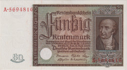 50 Rentenmark 1934, series A, BKK D16, Hej D16

XF-