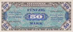 50 Marka 1944, printed by SSSR, 9 digit serial number, without "F", BKK AM6c, Hej AM6c

UNC