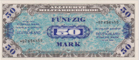 50 Marka 1944, printed by SSSR, 8 digit serial number, with dash, without "F", BKK AM6d, Hej AM6d

UNC