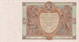 50 Zlotych 1929, series EZ., BKK PL9b, Hej PL9b

aUNC