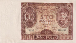 100 Zlotych 1932, series AC., BKK PL11a, Hej PL11a

UNC