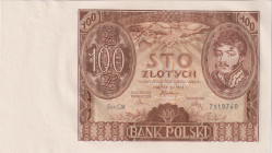 100 Zlotych 1934, series C.M., BKK PL12c, Hej PL12c

UNC