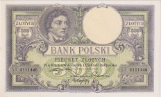 500 Zlotych 1919, series S.A., BKK PL13a, Hej Pl13a

UNC