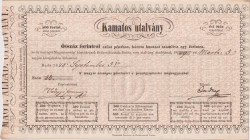 Hungary, 500 Forint 1848, Treasury bill payable in 6 months, I.issue, Pick S 103, Babos F3

UNC