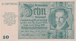 Germany, 10 Reichsmark 1945, issue 1945 Graz, Linz a Salzburg, Ro. 180, Pick 188

UNC