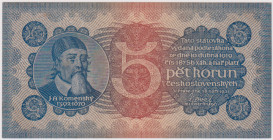 5 Koruna 1921, series 3, BKK 18, Hej 18

XF