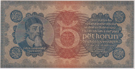 5 Koruna 1921, series 7, BKK 18, Hej 18

XF