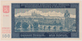 100 Koruna 1940, II.issue, series 03 G, BKK 33a, Hej 33b1

aUNC