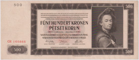 500 Koruna 1942, I.issue, series CH, BKK 35, Hej 35

VF-