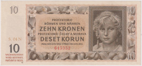 10 Koruna 1942, series 04 N, BKK 37b, Hej 37b1

aUNC