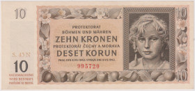 10 Koruna 1942, series 43 N, BKK 37b, Hej 37b1

aUNC