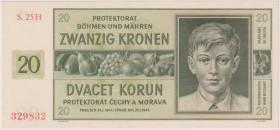 20 Koruna 1944, series 25 H, BKK 40c, Hej 40c

UNC