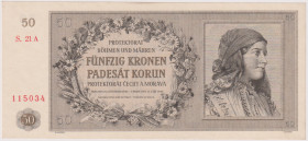 50 Koruna 1944, series 21 A, BKK 42, Hej 42

aUNC