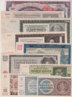 1 - 5000 Koruna, b.d.(1940) - 1944, all SPECIMEN, partly traces of inappropriate storage, 10 pcs, BKK 30 - 42, N3; Hej 30 - 42, N1

UNC - XF