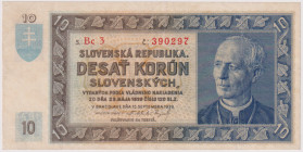10 Koruna 1939, series Bc 3, BKK 46a, Hej 46a1

VF-