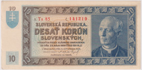10 Koruna 1939, series Ts 85, BKK 46b, Hej 46a2

aUNC