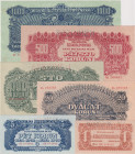 1 - 1000 Koruna 1944, all SPECIMEN, 6 pcs, BKK 56 - 61, Hej 56 - 61

UNC - aUNC