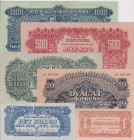 1 - 1000 Koruna 1944, all SPECIMEN, 6 pcs, BKK 56 - 61, Hej 56 - 61

UNC - VF